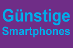 Günstige Smartphones bei simyo / Blau