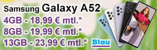 Samsung Galaxy A52 günstig bei Blau.de