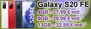 Samsung Galaxy S20 FE günstig bei Blau.de